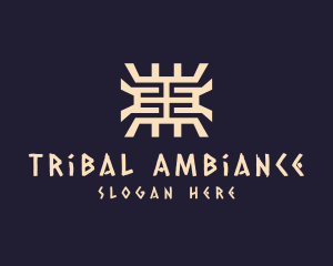 Tribal Aztec Pattern logo design