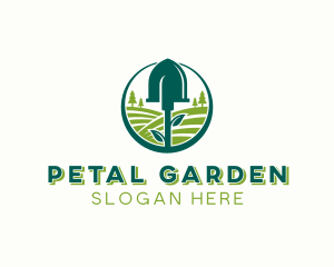 Tree Planting Shovel logo design