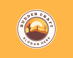 West Desert Landscape logo design