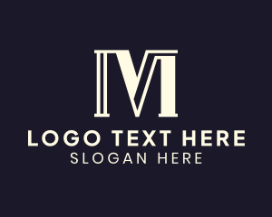 Legal Law Firm Letter M logo