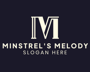 Legal Law Firm Letter M logo design