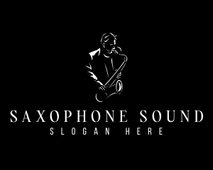 Classical Saxophone Musician logo