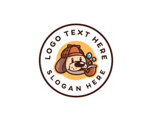 Detective Pet Dog logo