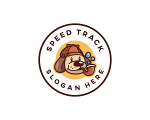 Detective Pet Dog logo
