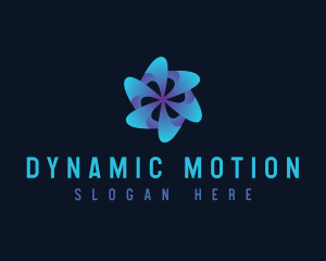 Tech Motion Fan logo design