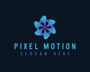 Tech Motion Fan logo design