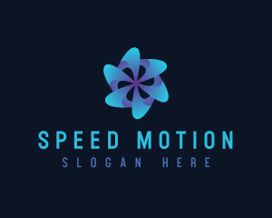 Tech Motion Fan logo design