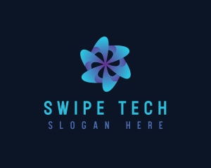 Tech Motion Fan logo design