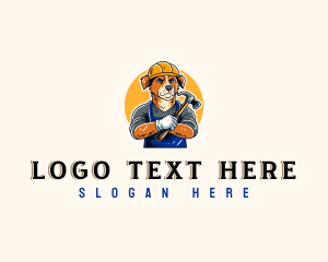 Dog Hammer Tradesman logo