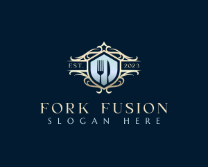 Restaurant Fork Knife logo design