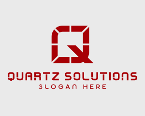 Software Tech Letter Q  logo design