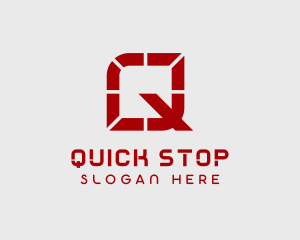 Software Tech Letter Q  logo design