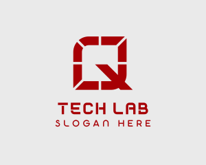 Software Tech Letter Q  logo design