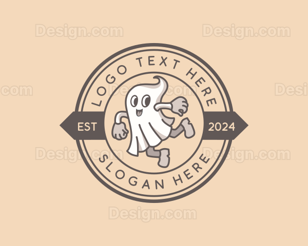 Ghost Halloween Costume Logo