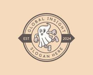 Ghost Halloween Costume Logo