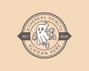 Ghost Halloween Costume logo design