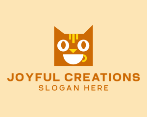 Happy Coffee Cat logo