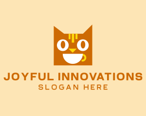 Happy Coffee Cat logo