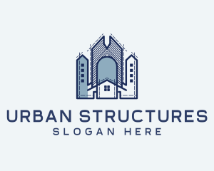 Urban Architecture Building logo design