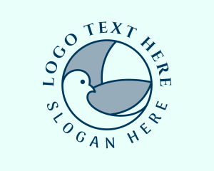 Spiritual Pigeon Bird logo