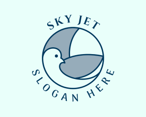 Spiritual Pigeon Bird logo
