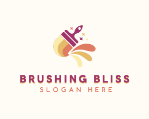 Paint Brush Renovation logo design