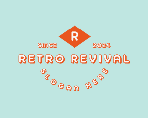 Retro Diamond Business logo design