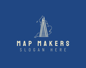 Skyscraper Shard Building logo design