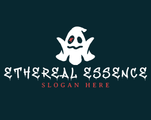 Halloween Spooky Ghost logo design