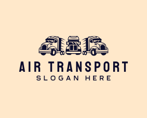 Transport Fleet Trucking logo design