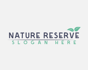 Nature Organic Leaf logo design