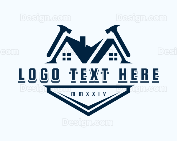 Renovation Hammer Roofing Logo