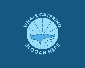 Aquatic Whale Tail  logo