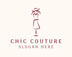 Fashion Stylist Mannequin  logo design