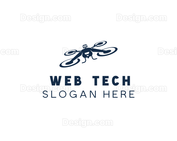 Flying Drone Camera Logo