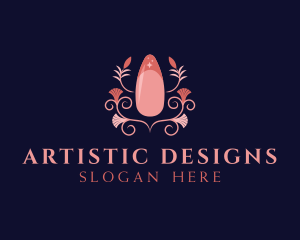 Nail Polish Artist logo design