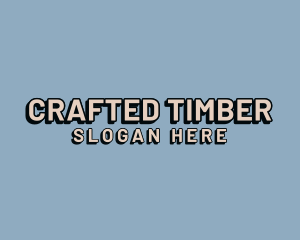 Simple Hipster Wordmark logo design