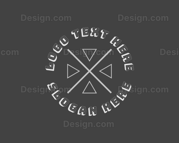 Hipster Apparel Brand Logo