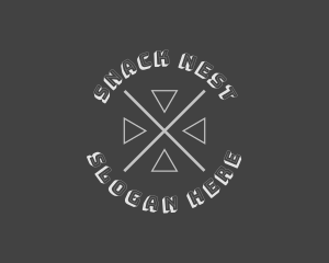 Hipster Apparel Brand logo design