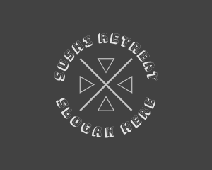 Hipster Apparel Brand logo design