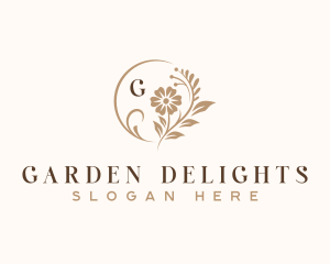 Floral Artisan Wedding logo design