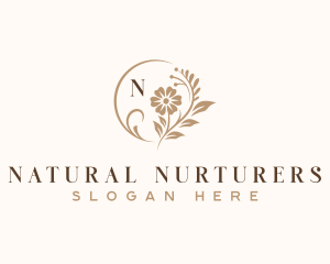 Floral Artisan Wedding logo design