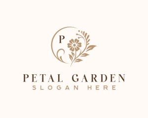 Floral Artisan Wedding logo design