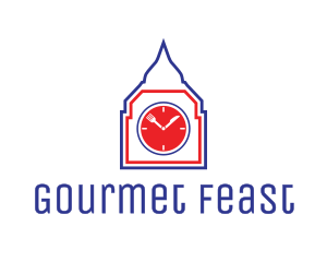 London Restaurant Clock Tower logo