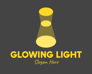 Yellow Spotlight Lighting logo design