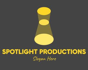 Yellow Spotlight Lighting logo design