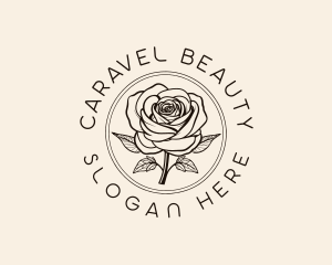 Rose Flower Beauty logo design