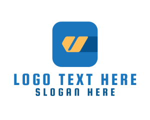 Hip - Creative Hip Letter V logo design
