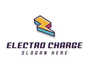 Lightning Bolt Electrician logo design