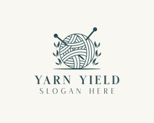 Crochet Yarn Knitting logo design